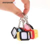 ราคา IFAYSHOW พวงกุญแจ Led จี้พวงกุญแจโทรทัศน์ย้อนยุค ของเล่นโมเดลทีวีขนาดเล็กทีวีทีวีรถ Key Chain Home (53759311677)