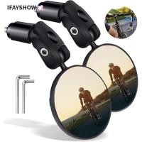ราคา IFAYSHOW กระจกมองหลังจักรยาน มุมกว้างหมุนสำหรับ MTB และ Road Bike (47658859269)