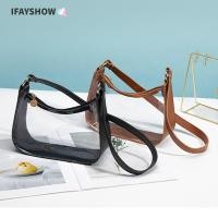 ราคา IFAYSHOW กระเป๋าถือ กระเป๋าสะพายใสซิปสีลูกกวาด แฟชั่น PVC กระเป๋าใบเล็กผู้หญิงเด็กผู้หญิง (57362140733)