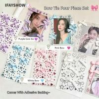 ราคา IFAYSHOW Sparkling Face อัญมณีสติกเกอร์ กันน้ําเงา Bowknot Photocard สติกเกอร์ Kpop Photo Deco Glitter DIY ใบหน้าตกแต่ง Sparkly คริสตัลสติกเกอร์โทรศัพท์ตกแต่ง (57011592195)