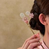 ราคา 2026 สไตล์ใหม่ Yulu Pink Tang ใหม่สไตล์จีนดอกไม้สีชมพูพู่ Hairpin เครื่องประดับผมหญิง (55911733665)