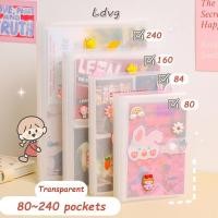 ราคา LDVG อัลบั้มรูป 1 ชิ้น ที่ใส่การ์ดรูปภาพโปร่งใส PVC Creative 3 4 5 6 7 นิ้วรวบรวมหนังสือ 80 160 สล็อต Photocard Holder Idol Star (56811659978)