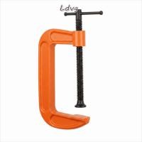 ราคา LDVG G Type Clamp วัสดุเหล็ก Thicken Design Hand Screw Clamp Premium Heavy Duty Build Fixture Clamps Workshop ติดตั้ง (51062116829)