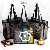 ราคา LDVG Wash Bag Nylon Mesh Beach Tote Bag Portable with Zipper Flower Cartoon Shoulder Sling Bags Woman (50711525594)