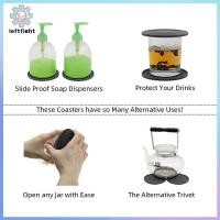 ราคา ซ้าย ที่รองแก้วซิลิโคนสําหรับเครื่องดื่มที่รองแก้วซิลิโคนที่รองแก้วถ้วยกันลื่นโต๊ะป้องกันสําหรับโต๊ะใดก็ได้ประเภทไม้แก้ว GHT (53610973732)
