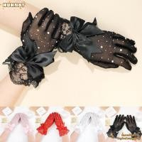 ราคา ฮึน 1คู่ถุงมือตาข่าย โบว์ปมออกแบบถุงมือลูกไม้สั้น หรูหราเต็มนิ้วเพชรตาข่ายยืดหยุ่นลูกไม้ถุงมือคอสเพลย์สําหรับผู้หญิง (52812379556)