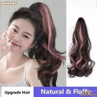 ราคา พูดคุย วิกผมหางม้าพร้อมคลิปกรงเล็บ วิกผมหางม้าที่มองหาธรรมชาติปุย แฟชั่นที่มีสีสันยาวหยิกสีน้ําตาลเย็นกับไฮไลท์สีชมพูผมปลอมกรงเล็บผมส (51062393256)