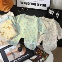ราคา ชุดนอนเด็กหญิงชุดนอนเด็กเล็กผ้าบางใส่สบายฤดูร้อนฤดูใบไม้ผลิเสื้อคลุมผ้านุ่ม Lzbao06 th (40356692048)