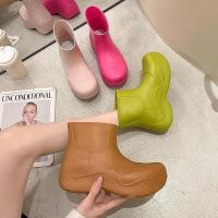 ราคา รองเท้าบูทยาง กันน้ำ กันฝน แฟชั่นสำหรับผู้ชาย และผู้หญิง SD4618 (15953694866)