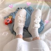ราคา สินค้าใหม่ รองเท้าสีขาวขนาดเล็กฤดูใบไม้ผลิของผู้หญิงใหม่น่ารักรองเท้าเวลโครนักเรียนญี่ปุ่นรองเท้าผ้าใบผู้หญิง SD9255 (17383007668)
