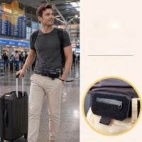 ราคา IMLON Slim Belt Wallet Zero Bulk Black Belt Wallet Hook and Loop Closed Hidden Channel Anti Theft Belt Wallet (54662307192)