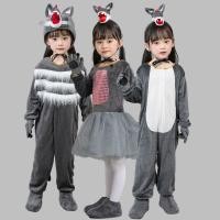 ราคา Big Bad Wolf เด็กสัตว์เครื่องแต่งกายหมาป่าและแกะเครื่องแต่งกายหมาป่ามาพร้อมกับการ์ตูนละครเสื้อผ้าเต้นรำ (23661178702)