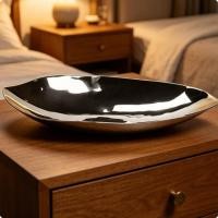 ราคา ถาดรูปใบไม้ Lustrous ถาดอลูมิเนียมโลหะ Leaf Platter Display Tableware Shiny Finish (51461682883)