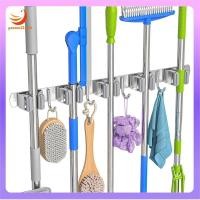 ราคา gaozuo523 th ที่วางไม้กวาด Wall Mount Mop และไม้กวาด Organizer ที่แขวนไม้กวาดเครื่องมือ B (48360146872)