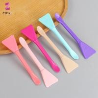 ราคา ZTO t แปรงมาส์กหน้าสองหัวซิลิโคน Applicator พร้อมสกู๊ปสําหรับ DIY ครีมมาส์กสปาผิวหน้า Home Skin Care (55309287166)
