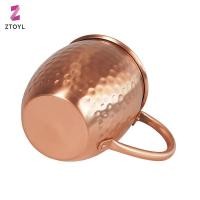 ราคา ZTO t 530ml 100 ทองแดง Moscow Mule แก้ว Cotail ถ้วยตอกทองแดงแก้วเบียร์แก้วกาแฟถ้วยนมบาร์ถ้วย Drinkware ทนทาน (53411544211)
