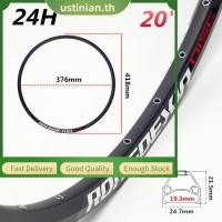 ราคา ขอบล้อจักรยานเสือภูเขา ขนาด 20 นิ้ว สำหรับรุ่น 24 28 32 36 พร้อมรูดิสก์คู่ (56059213505)