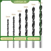 ราคา UTIA ชุดดอกสว่านเจาะไม้สามจุด 6 ชิ้น 3 8 มม สําหรับงานไม้เครื่องมือดอกสว่านเกลียว (51310877626)