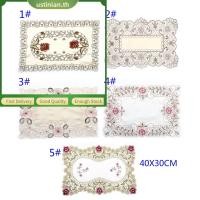 ราคา UTIA Table Runner ผ้าลูกไม้ลายดอกไม้ ผ้าปูโต๊ะผ้ากอซโปร่งแสง (50609217639)