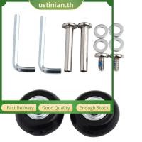 ราคา UTIA 1ชุด ล้อกระเป๋าเดินทาง ล้อเปลี่ยนกระเป๋าเดินทาง สีดํา พร้อมสกรู (49260906876)