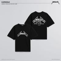ราคา CARNIVAL X METALLICA LOGO OVERSIZED T SHIRT ของใหม่ ไม่เคยแกะถุง (29132411590)