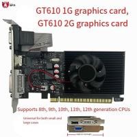ราคา GT610 2G กราฟิกการ์ด DVI VGA Compatibe Port Video Card PIC Express2 0 Low Profile กราฟิกการ์ดสําหรับ th (50261146583)