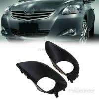 ราคา ไฟตัดหมอกหน้ากระจังหน้าฝาครอบไฟตัดหมอก Bezel สําหรับ Vios XP90 2007 2013 ฝาครอบไฟตัดหมอกอัตโนมัติ (56509363799)