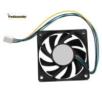 ราคา 70x70x15 มม 12V 4 Pins PWM PC เคสคอมพิวเตอร์ CPU Cooler พัดลมระบายความร้อนสีดํา (56959363617)