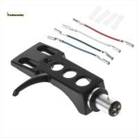 ราคา 1 ชิ้น Phono Turntable Headshell Mount Phonoograph ผู้ถือหัวโลหะสีดําสําหรับ LP Disc Record Player (43780317656)