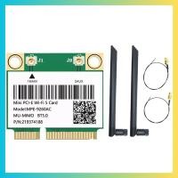 ราคา 9260AC WiFi Card 2033M 2 4G 5G Dual Band Gigabit การ์ดเครือข่ายไร้สาย BT5 0 MINIPCIE อะแดปเตอร์ WiFi 2X 8DB AntennaDrotstick th (51357797462)