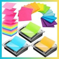 ราคา 3 Pack Up Sticky Dispenser Note Holder ฐานสีดํา 24 แผ่น Sticky Notes Memo Pads 50 แผ่นต่อ Padrumstick th (29094631113)