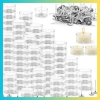 ราคา เทียนไส้ตะเกียง 100 ชิ้น ชาใสไฟถ้วย 100 ชิ้น กระป๋องไฟชาพลาสติก แม่พิมพ์เทียนสําหรับเทียน DIY Makingrumstick th (28144626344)