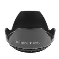ราคา DC SN HOOD 58Mm Screw Mount Flower Crown Lens Hood Petal Shape for Canon Nikon Tamron Sigma Sony 58Mm Lens Black (4400856234)