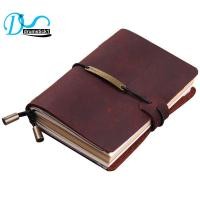 ราคา High quality Handmade Traveler s Notebook Leather Travel Journal Notebook for Men Women Perfect for Writing Gifts Travelers 5 2 x 4 Inches Red wine (23133149630)