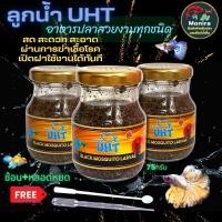 ราคา อาหารปลา ลูกน้ำ UHT อาหารปลากัด อาหาร ปลาสวยงาม อาหารปลาหางนกยูง ปลาม้าลาย ปลานีออน ปลาทอง (22517716093)