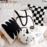ราคา เรียบง่าย อิน สไตล์หมอนย้อนยุคสีดําและสีขาวห้องนั่งเล่นโซฟาเบาะที่ถอดออกได้แกนปลอกหมอนห้องนอนหมอนนุ่ม (50208295598)