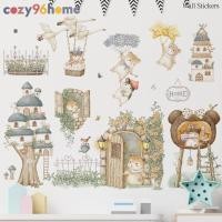 ราคา น่ารักหนูแฮมสเตอร์ห้องนอนสติ๊กเกอร์ติดผนังการ์ตูนประตูกระจกห้องเด็กห้องเรียนตกแต่งสติ๊กเกอร์ติดผนัง (47312436837)