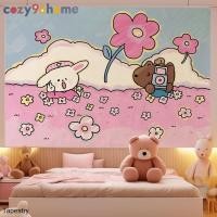 ราคา น่ารักลูกสุนัขตกแต่งพื้นหลังผ้าห้องนอนหอพักพรมข้างเตียงการ์ตูนผนังปรับปรุงภาพแขวนผ้า (54208057676)