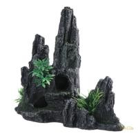 ราคา พิพิธภัณฑ์สัตว์น้ํา exhila ตู้ปลาพืช สัตว์สะเทินน้ําสะเทินบก Hideouts อุปกรณ์เสริมถังพยุงกุ้ง (58010416075)