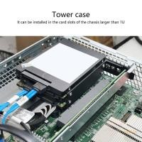ราคา Exhila 2 5 3 5 SSD HDD Hard Disk Drive Holder ขายึดโลหะ PCIE Card Slot (49860445210)