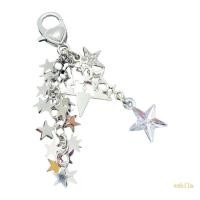 ราคา Exhila น้ําหนักเบา Star ตกแต่งโซ่สําหรับ Casual และ Party ชุดกระเป๋าถือตกแต่งแฟชั่นโทรศัพท์ Lanyard Access (49458129093)