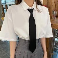 ราคา Exhila Retro สีทึบ Silky เนคไทแคบชุดนักเรียนซิป Pre Tied สําหรับ Arrow (28317468790)