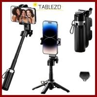 ราคา ขาตั้งขาตั้งกล้องโทรศัพท์ TABLEZO พร้อมรีโมทแบบถอดได้ 10 ม ไม้เซลฟี่ขนาดเล็กชัตเตอร์ไร้สาย 3 in 1 360 หมุนขยายจับบลูทูธไม้เซลฟี่ถ่ายภาพสด (56611345218)