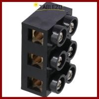 ราคา TABLEZO Screw Electric Barrier Strip 60A 500V Terminal Block Terminal Post 3 ตําแหน่ง Dual แถวสีดําวิศวกรรมไฟฟ้า (56110956182)