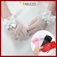 ราคา ถุงมือลูกไม้เด็กสั้นตาข่าย TABLEZO โบว์ประดับ สําหรับงานแต่ง เจ้าหญิง ปาร์ตี้ (55560911577)