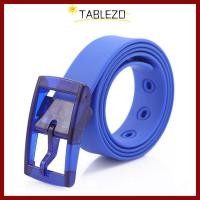 ราคา CODTABLEZO Square Pin Buckle Belt Couple Casual Silicone Belt Luxury Brand Design รอบเอว (54911724204)