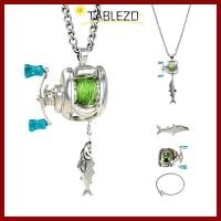 ราคา ปลาค็อดชุดเครื่องประดับรอกตกปลา TABLEZO อุปกรณ์เครื่องประดับโลหะผสมสร้อยคอรอกตกปลาขนาดเล็ก DIY พร้อมที่จับหมุนได้แหวนรอกตกปลา (52011732854)