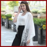 ราคา CODTABLEZO ชุดราตรีผ้าคลุมไหล่ งานแต่งงานเลดี้เคปห่อ เจ้าสาวลูกไม้เพื่อนเจ้าสาวลูกไม้ผ้าพันคอสามเหลี่ยม (51960960666)