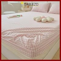 ราคา TABLEZO แผ่นติดตั้ง 120 150 180 ซม ผ้าคลุมเตียงกันลื่น เนื้อนุ่มสบายผิววงยืดหยุ่นผ้าปูที่นอนยืดหยุ่นใช้ในบ้านห้องนอน (49860981270)