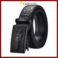 ราคา CODTABLEZO เข็มขัดหนังทนทาน Casual Vintage Crocodile Pattern เอว Band (48861359193)